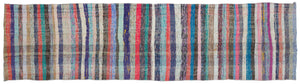 Chaput Over Dyed Kilim Rug 3'3'' x 12'9'' ft 99 x 388 cm
