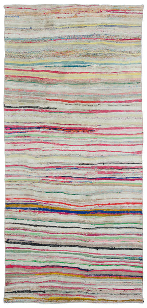 Chaput Over Dyed Kilim Rug 4'6'' x 9'9'' ft 138 x 296 cm