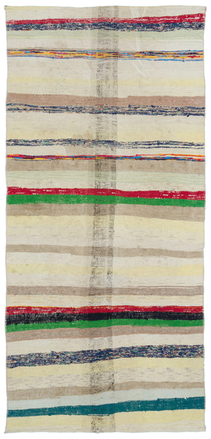 Chaput Over Dyed Kilim Rug 4'1'' x 8'7'' ft 124 x 262 cm