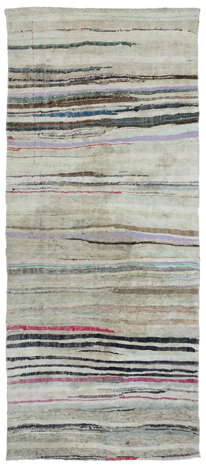Chaput Over Dyed Kilim Rug 4'0'' x 9'5'' ft 122 x 287 cm