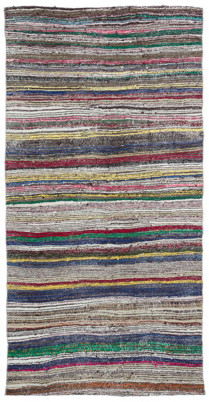 Chaput Over Dyed Kilim Rug 4'9'' x 9'5'' ft 146 x 286 cm
