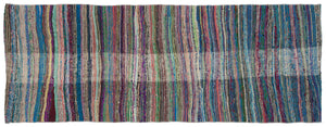 Chaput Over Dyed Kilim Rug 4'1'' x 10'7'' ft 125 x 322 cm
