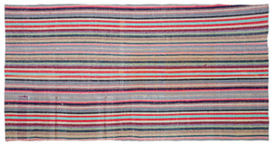 Chaput Over Dyed Kilim Rug 5'6'' x 10'8'' ft 168 x 325 cm