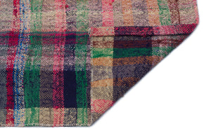 Chaput Over Dyed Kilim Rug 4'5'' x 9'3'' ft 134 x 283 cm