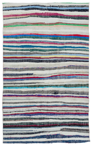 Chaput Over Dyed Kilim Rug 4'11'' x 7'9'' ft 150 x 237 cm