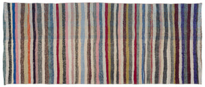 Chaput Over Dyed Kilim Rug 4'2'' x 10'2'' ft 127 x 311 cm