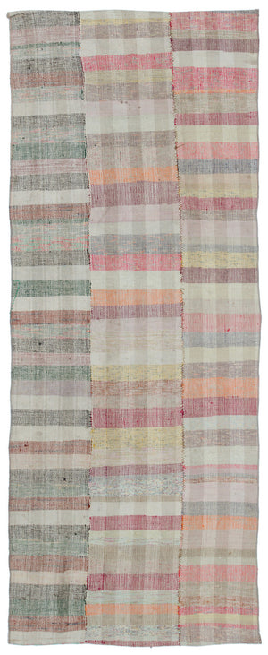 Chaput Over Dyed Kilim Rug 3'1'' x 8'0'' ft 95 x 245 cm