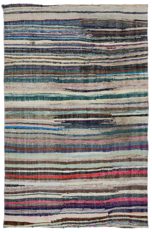 Chaput Over Dyed Kilim Rug 5'1'' x 7'10'' ft 156 x 240 cm
