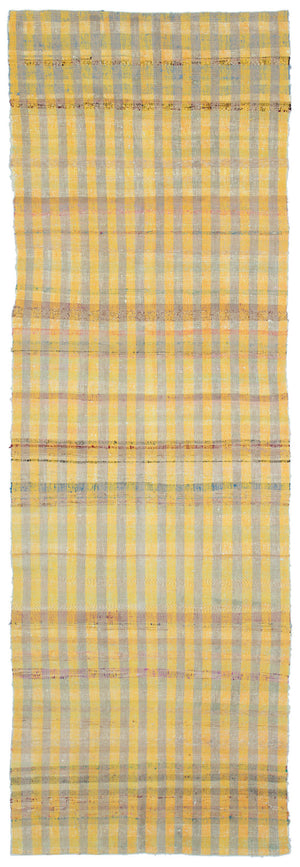 Chaput Over Dyed Kilim Rug 3'9'' x 11'2'' ft 115 x 340 cm