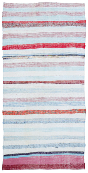 Chaput Over Dyed Kilim Rug 3'9'' x 7'7'' ft 114 x 230 cm