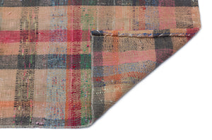 Chaput Over Dyed Kilim Rug 3'7'' x 7'1'' ft 110 x 216 cm