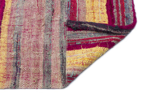 Chaput Over Dyed Kilim Rug 3'8'' x 8'4'' ft 113 x 255 cm
