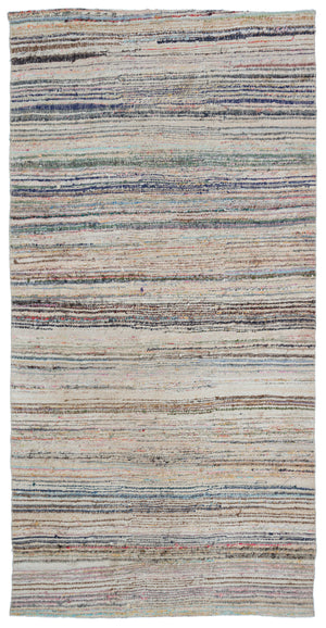 Chaput Over Dyed Kilim Rug 4'11'' x 9'11'' ft 150 x 302 cm