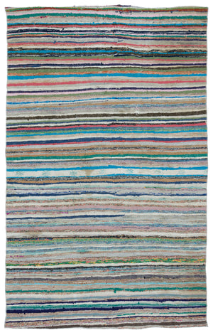 Chaput Over Dyed Kilim Rug 5'3'' x 8'2'' ft 160 x 250 cm
