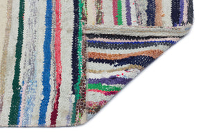 Chaput Over Dyed Kilim Rug 3'6'' x 8'3'' ft 107 x 252 cm