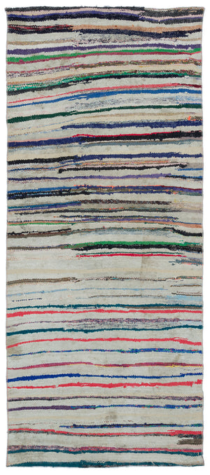 Chaput Over Dyed Kilim Rug 3'6'' x 8'3'' ft 107 x 252 cm