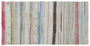 Chaput Over Dyed Kilim Rug 4'7'' x 9'2'' ft 140 x 280 cm
