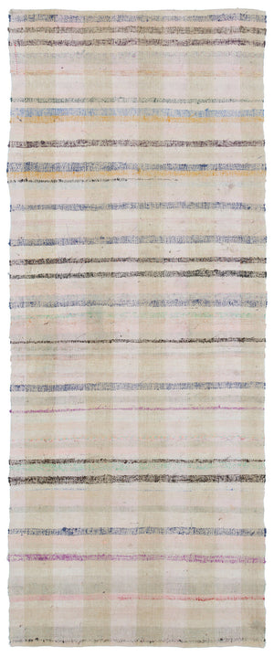 Chaput Over Dyed Kilim Rug 3'8'' x 9'0'' ft 111 x 275 cm