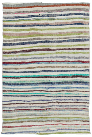 Chaput Over Dyed Kilim Rug 5'1'' x 7'5'' ft 155 x 225 cm