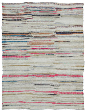 Chaput Over Dyed Kilim Rug 5'5'' x 7'5'' ft 164 x 227 cm