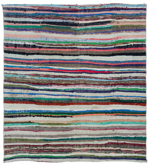Chaput Over Dyed Kilim Rug 5'8'' x 6'3'' ft 173 x 190 cm