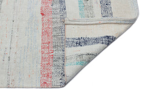 Chaput Over Dyed Kilim Rug 3'7'' x 9'3'' ft 109 x 283 cm