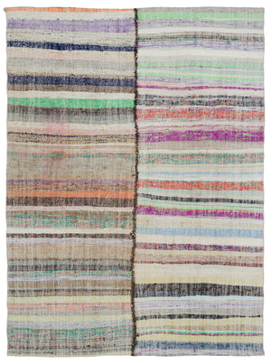 Chaput Over Dyed Kilim Rug 5'11'' x 8'2'' ft 181 x 248 cm