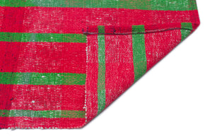 Chaput Over Dyed Kilim Rug 3'8'' x 7'9'' ft 112 x 235 cm