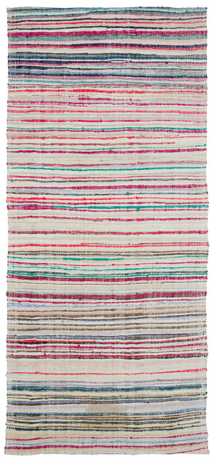 Chaput Over Dyed Kilim Rug 5'0'' x 10'10'' ft 153 x 330 cm