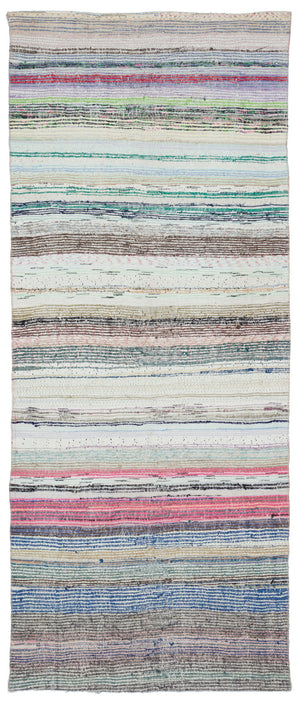 Chaput Over Dyed Kilim Rug 4'3'' x 10'0'' ft 129 x 305 cm