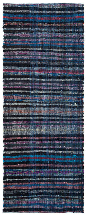 Chaput Over Dyed Kilim Rug 3'1'' x 7'10'' ft 95 x 240 cm