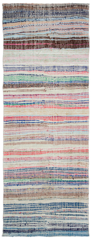 Chaput Over Dyed Kilim Rug 4'5'' x 11'11'' ft 134 x 362 cm