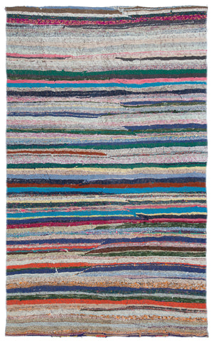 Chaput Over Dyed Kilim Rug 5'1'' x 8'2'' ft 156 x 250 cm