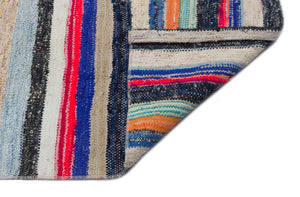 Chaput Over Dyed Kilim Rug 4'11'' x 11'10'' ft 151 x 360 cm