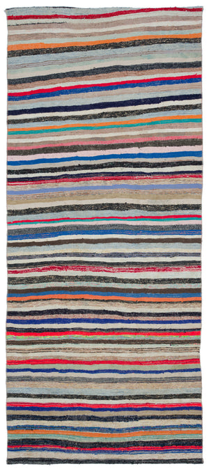 Chaput Over Dyed Kilim Rug 4'11'' x 11'10'' ft 151 x 360 cm
