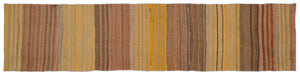 Chaput Over Dyed Kilim Rug 2'5'' x 10'9'' ft 73 x 328 cm