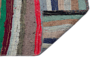 Chaput Over Dyed Kilim Rug 3'8'' x 10'8'' ft 113 x 325 cm