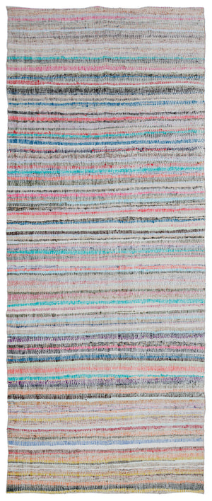 Chaput Over Dyed Kilim Rug 5'10'' x 14'1'' ft 177 x 430 cm