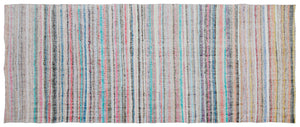 Chaput Over Dyed Kilim Rug 5'10'' x 14'1'' ft 177 x 430 cm