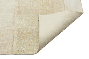 Hemp Over Dyed Kilim Patchwork Unique Rug 9'2'' x 11'10'' ft 280 x 360 cm