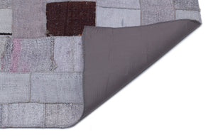 Hemp Over Dyed Kilim Patchwork Unique Rug 5'3'' x 7'7'' ft 160 x 230 cm