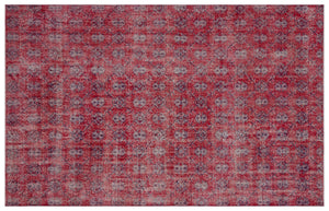 Naturel Over Dyed Vintage Rug 6'5'' x 10'0'' ft 196 x 305 cm