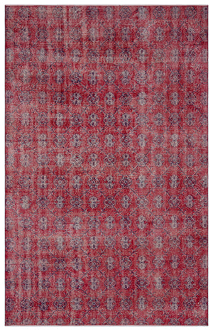 Naturel Over Dyed Vintage Rug 6'5'' x 10'0'' ft 196 x 305 cm