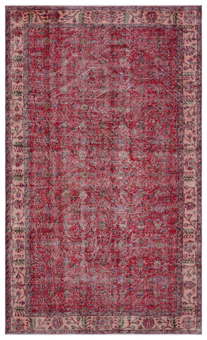 Naturel Over Dyed Vintage Rug 5'9'' x 9'6'' ft 174 x 290 cm