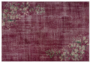 Naturel Over Dyed Vintage Rug 5'11'' x 8'5'' ft 180 x 257 cm