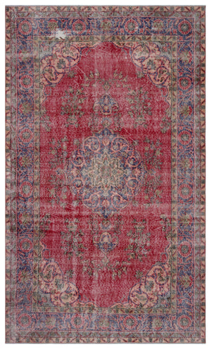 Naturel Over Dyed Vintage Rug 5'11'' x 9'11'' ft 180 x 301 cm