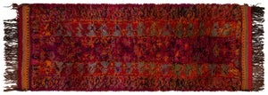 One-of-a-kind Hand Knotted Tulu Runner 3'7'' x 9'10'' ft 110 x 300 cm
