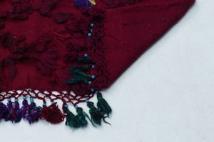 One-of-a-kind Hand Knotted Tulu Runner 3'5'' x 15'1'' ft 104 x 460 cm