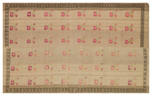 Geometric Over Dyed Kilim Rug 5'2'' x 8'3'' ft 158 x 252 cm