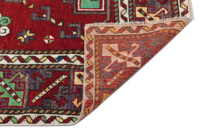 Natural Anatolium Turkish Vintage Rug 4'5'' x 5'10'' ft 135 x 177 cm